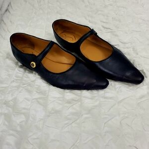 Sam Edelman Classic Black Mary Jane Flats for Women Sz 10